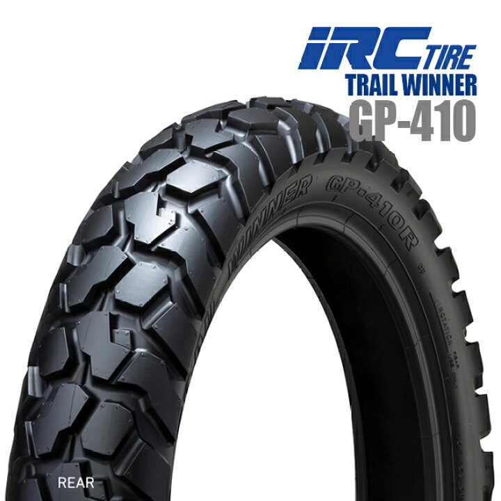 楽天市場】来店取付承ります 送料無料 IRC TRAIL WINNER GP-410 120/90 