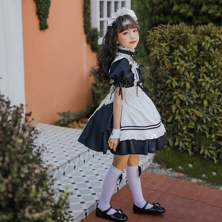 楽天市場 ハロウィン コスプレ 子供 コスチューム メイド服 女の子 ドレス 変装 ジュニア かわいい 可愛い お姫様 プリンセス キッズ 子供用 ハロウィンコスチューム 可愛い 仮装 ハロウィン衣装 子供ドレス 子供コスチューム 子供服 子供ワンピース アルフィーネ