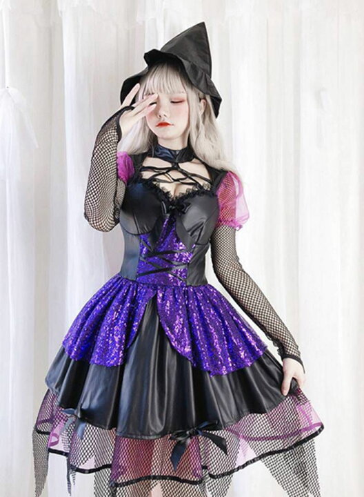 楽天市場】【即納】ハロウィン仮装 ハロウィン コスチューム 魔女 