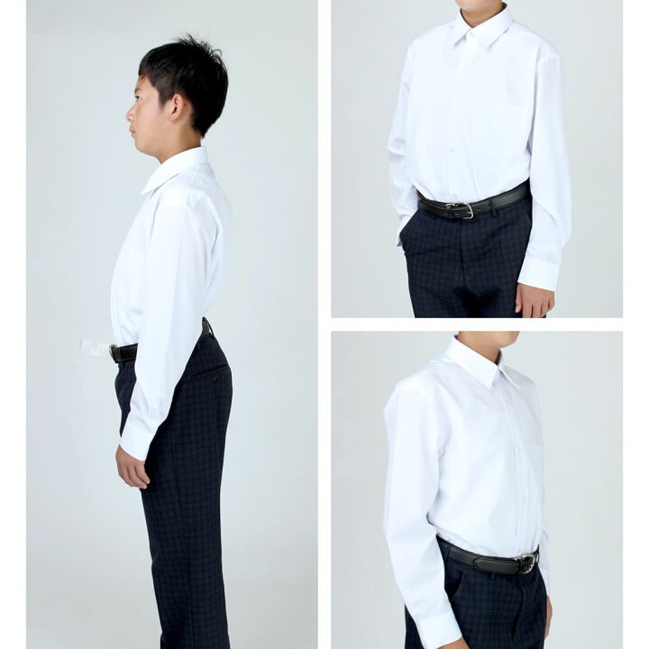 羽衣学園高等学校 男子制服一式（カッターシャツ,ネクタイ,ベルト付）