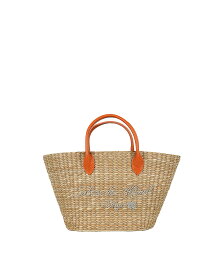 かごバッグ トートバッグ レディース ブランド レディースバッグ トート かごトート 夏バッグ 天然水草 かわいい おしゃれ 軽い ハンドル レザー 大人可愛い 上質 大人 人気 春バッグ 編み込み プレゼント ギフト＜かごトートバッグ クローバーロゴ 1803＞