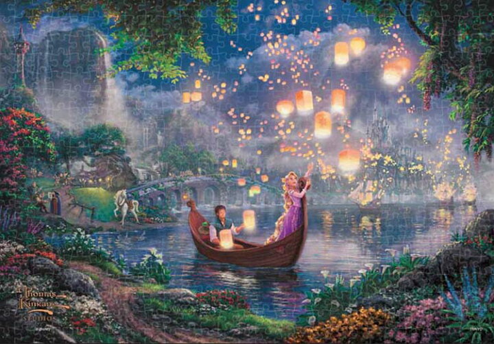 楽天市場】ジグソーパズル Tangled（塔の上のラプンツェル ファンタジースプリングスラプンツェルジグソーパズル500ピース半透明
