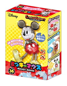 立体パズル クリスタルギャラリー ミッキーマウス カラー(ミッキーマウス) 36ピース HAN-07654 ギフト 誕生日 プレゼント 透明パズル 立体パズル あす楽対応