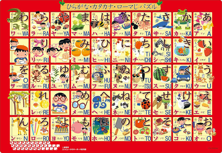 あす楽 ピクチュアパズル APO-26-644 ひらがな カタカナ 海外 ローマじ 在庫あり パズル 50ピース Puzzle 知育パズル 誕生日 ギフト 知育玩具 知育 プレゼント 誕生日プレゼント 子供用 幼児