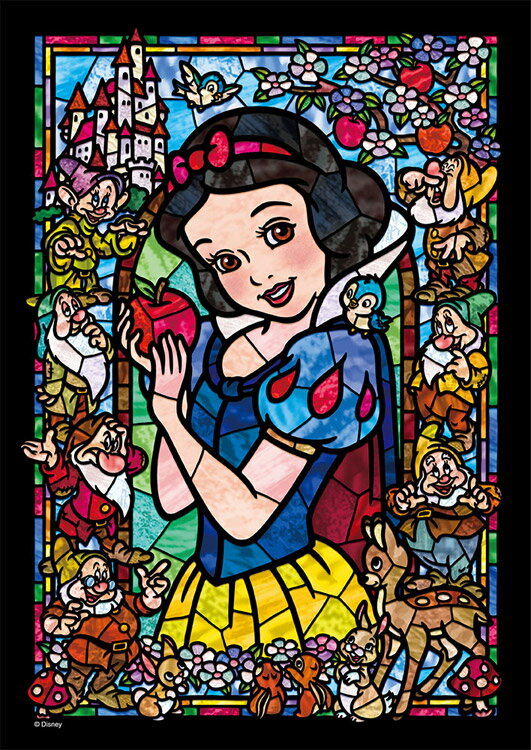 ステンドアートジグソーパズル 白雪姫 ステンドグラス 266ピース ディズニー TEN-DSG266-957 | 森のおもちゃ屋さん