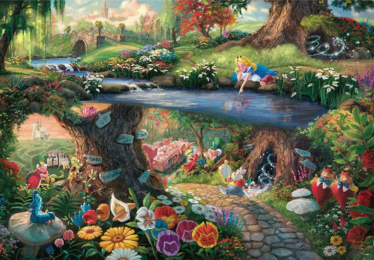 ジグソーパズル Ten D1000 490 ディズニー Alice In Wonderland 不思議の国のアリス 1000ピース パズル Puzzle ギフト 誕生日 プレゼント 誕生日プレゼント 誠実