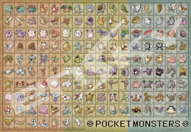 ジグソーパズル ポケモン図鑑 NO.001～NO.151(ポケモン) 1000ピース ENS-1000T-31 ［CP-PK］ パズル Puzzle ギフト 誕生日 プレゼント あす楽対応