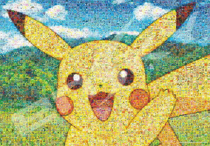 楽天市場】ジグソーパズル ポケモンモザイクアートR-ピカチュウ 