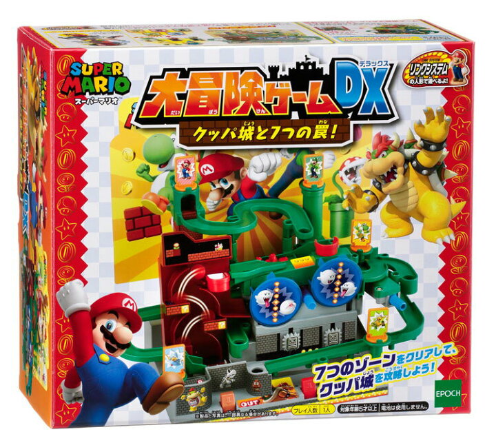 楽天市場】スーパーマリオ 大冒険ゲームDX クッパ城と7つの罠！ EPT 
