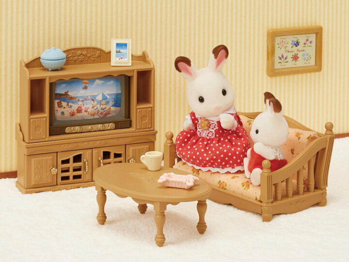 楽天市場】シルバニアファミリー テレビ・テレビ台セット カ-522 ［CP 