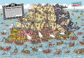 ジグソーパズル Where's Wally？海賊船パニック(ウォーリーをさがせ) 1000ピース BEV-M81-724 パズル Puzzle マイクロピース ギフト 誕生日 プレゼント 誕生日プレゼント あす楽対応