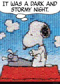 ジグソーパズル モザイク スヌーピーとタイプライター(スヌーピー) 600ピース BEV-66-146 ［CP-SN］ パズル Puzzle ギフト 誕生日 プレゼント