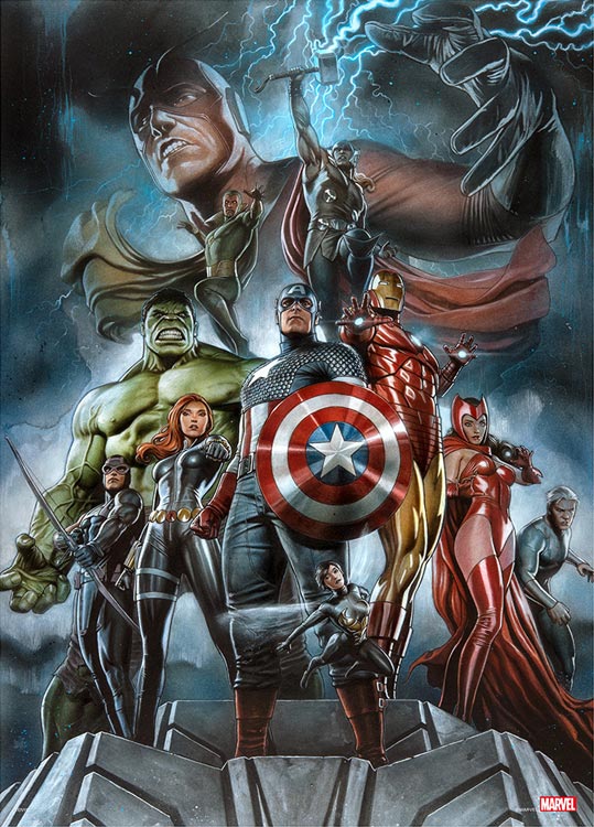 ジグソーパズル TEN-RPG-1000-634 マーベル The Avengers Earth's Mightiest Heroes 1000ピース  パズル Puzzle ギフト 誕生日 プレゼント 森のおもちゃ屋さん