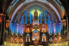 ジグソーパズル 煌めきの聖堂 (モントリオール・ノートルダム大聖堂) 1000ピース 風景 YAM-10-1377 パズル Puzzle ギフト 誕生日 プレゼント