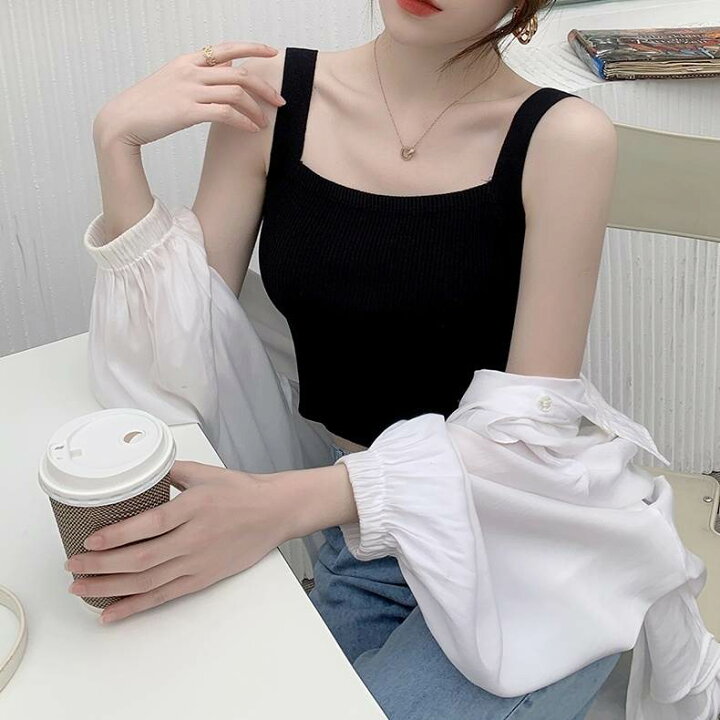 楽天市場】インナー トップス カットソー ミニ ミニ丈 クロップド  