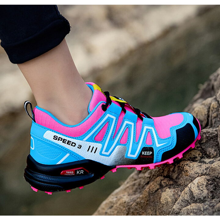 楽天市場 トレッキングシューズ レディース 通気 スニーカー 登山靴 アウトドア 夏 登山 ランニング 23cm 26cm 大きいサイズ ジョギングシューズ ブラック ピンク パープル ピンク ブルー 送料無料 モードアリス 楽天市場 トレッキングシューズ レディース 通気 スニーカー 登山靴 アウトドア 夏 登山 ランニング 23cm 26cm 大きいサイズ ジョギングシューズ ブラック ピンク パープル ピンク ブルー 送料無料 モードアリス