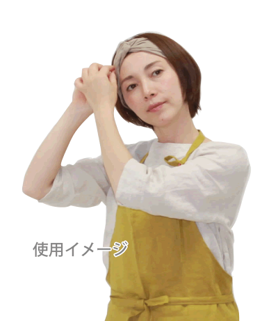 ヘアバンドリネンターバン