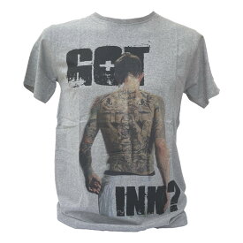 【送料無料】 GOT INK TATOO 刺青 パロディー プリントTシャツ ムービーTシャツ バンドTシャツ メンズ レディース ユニセックス 灰色 グレー gray GRAY S/M/L INDEEZ 変わったTシャツ 個性的 ペア