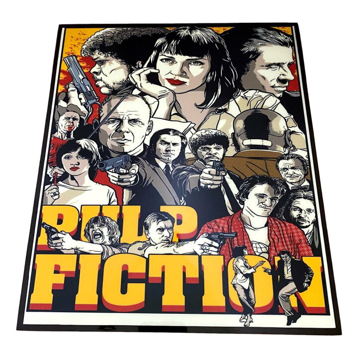 楽天市場 送料無料 パルプフィクション Pulp Fiction アートパネル 壁掛け 据え置き 壁掛けフック付き アーティスト Popパネル インテリア アートフレーム ポスター Cool クール 面白い かっこいい アート 雑貨 カフェ リビング 額付き 額縁 オシャレ Alice Alice
