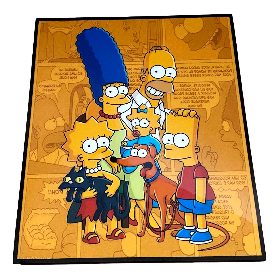 ポップ ビンテージ クール なデザインあります ザ シンプソンズ The Simpsons アートパネル 壁掛け 据え置き 壁掛けフック付き アーティスト Popパネル インテリア アートフレーム ポスター Cool クール 面白い かっこいい アート 雑貨 カフェ リビング 額付き