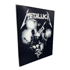 【送料無料】 メタリカ Metallica METALLICA アートパネル 壁掛け 据え置き 壁掛けフック付き アーティスト POPパネル インテリア アートフレーム ポスター cool クール 面白い かっこいい アート 雑貨 カフェ リビング 額付き 額縁 オシャレ