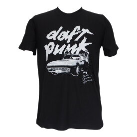 送料無料 ダフト・パンク Daft Punk ブラック 黒 プリントTシャツ バンドTシャツ レディース メンズ ハウス ディスコ エレクトロデュオ ダフトパンク ダフト パンク