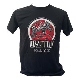 【送料無料】 レッド・ツェッペリン Led Zeppelin プリントTシャツ ムービーTシャツ バンドTシャツ メンズ レディース ユニセックス レッド ツェッペリン