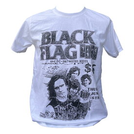 【送料無料】 ブラック・フラッグ Black Flag プリントTシャツ ムービーTシャツ バンドTシャツ メンズ レディース ユニセックス ブラックフラッグ