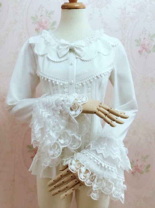 楽天市場】ロリータ ブラウス Lolita レース トップス シャツ 姫系 