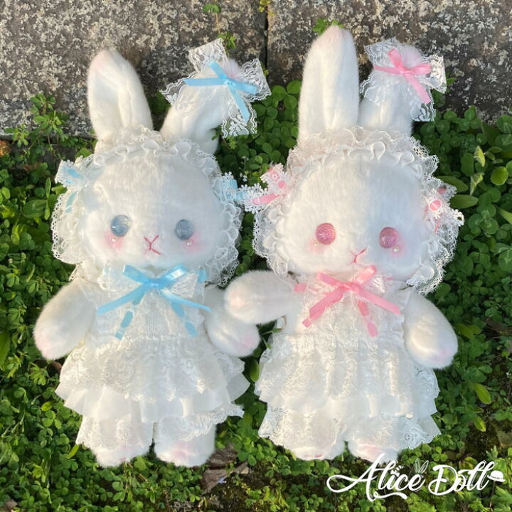 楽天市場】ロリータ うさぎポシェット ぬいぐるみバッグ ふわもこ 