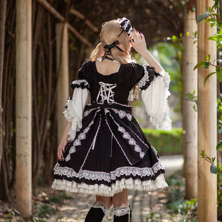 楽天市場】ロリータファッション ドール感 ワンピース ドレス 半袖  