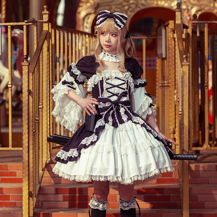 【楽天市場】ロリータファッション ドール感 ワンピース ドレス 