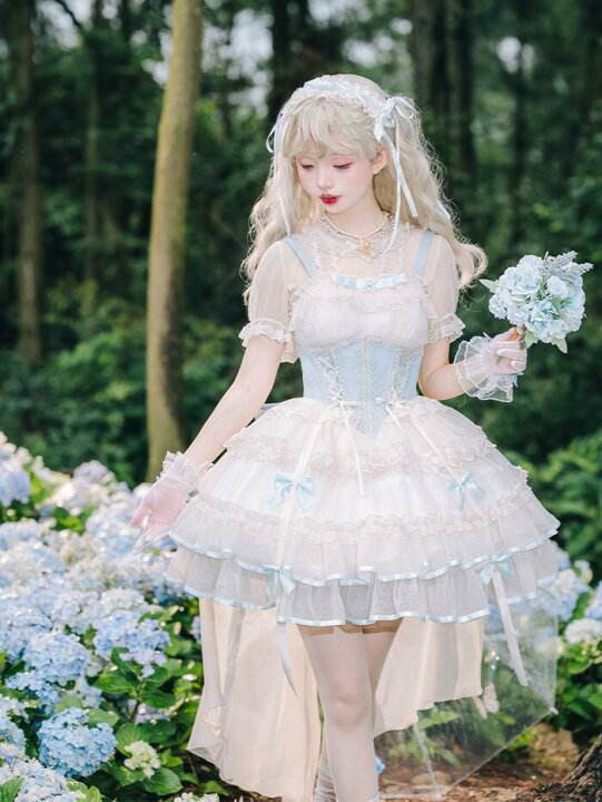 楽天市場】新作 ゆめかわいい ロリータ ドレス ミニ丈 ジャンパー 