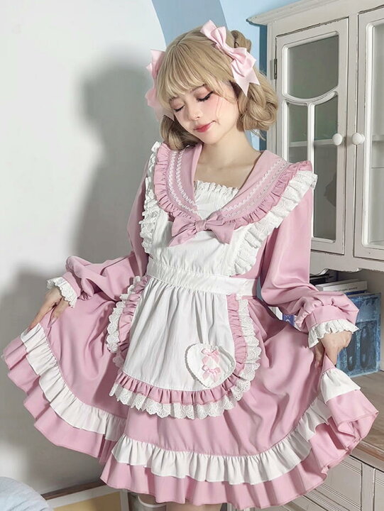 楽天市場】メイド服 セーラー ワンピース セーラー服 メイド 制服  
