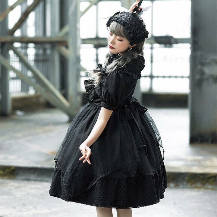 楽天市場 ゴスロリ ワンピース ゴシック ロリータ 黒ロリ ドレス 半袖 レディース Lolita コスプレ クラシカル 小悪魔 クラロリ ブラック ダーク クール かわいい レイヤード 重ね着 大人 上品 きれいめ エレガント Alice Doll 楽天市場 ゴスロリ ワンピース ゴシック ロリータ 黒ロリ ドレス 半袖 レディース Lolita コスプレ クラシカル 小悪魔 クラロリ ブラック ダーク クール かわいい レイヤード 重ね着 大人 上品 きれいめ エレガント Alice Doll