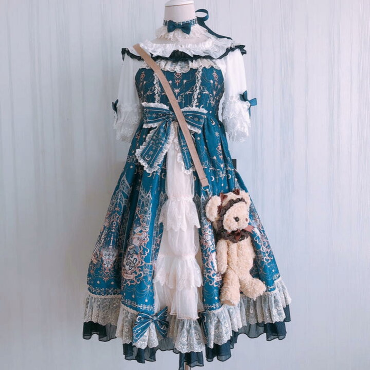 楽天市場】ロリータ シフォンブラウス 春夏秋 レディース ゴシック 