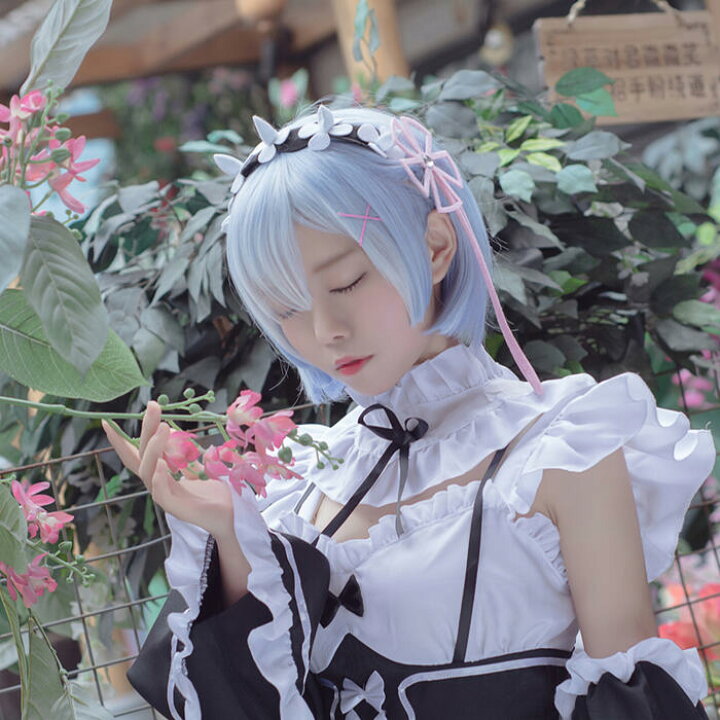 楽天市場】ロリータ 新品 ゼロから始める異世界生活 レム ラム リゼロ  