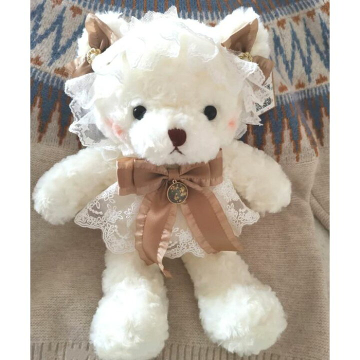 楽天市場 バッグ ロリータ レディース ぬいぐるみ 甘ロリ ショルダーバッグ ポシェット 10色 Lolitaリボン レース テディベア もふもふ モコモコ クマ 癒し ロリィタ 可愛い ゆめかわいい 原宿 くま ハンドメイド 肩掛けバッグ Alice Doll