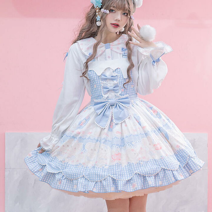 楽天市場】ロリィタ ジャンパースカート レディース ロリータ  