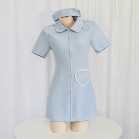 ナース服 セクシー ワンピース 制服 キャップ付 コスプレ衣装 ミニ丈 かわいい エロ コスチューム衣装 看護婦 看護師 ナース 制服誘惑 過激 超過激 大人 レディース COS 半袖ワンピース ナースキャップ コスプレ