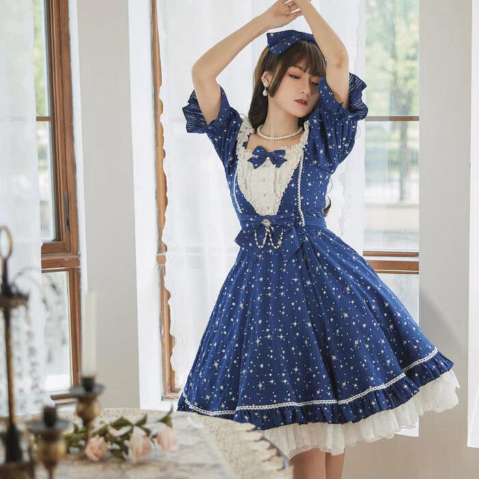 【楽天市場】ロリィタ ロココ調 ワンピース ドレス 半袖 かわいい 