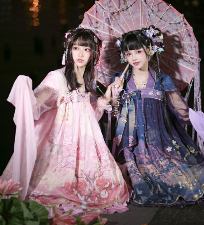 楽天市場】中華ロリータ 桜 幻想的 ゆめかわいい ロリィタ ワンピース 