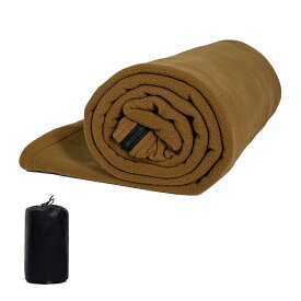 *15%OFFクーポン⇒1,428円*【送料無料】防災士監修 アウトドア寝具 寝袋 インナーシュラフ フリース 軽量 600g 洗える シュラフ 冬用 オールシーズン用 毛布 ブランケット 封筒型 コンパクト 大判 ひざ掛け 簡易マット あったか キャンプ 車中泊 防災グッズ 首元絞り 収納袋