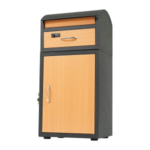 *15%OFFクーポン⇒14,952円*【送料無料】宅配ボックス ポスト付き 宅配BOX 大容量 70L 110L 大型 一戸建て用 ポスト一体型 屋外 宅配ポスト 鍵付き 後付け おしゃれ 北欧 置き配ボックス 再配達対策