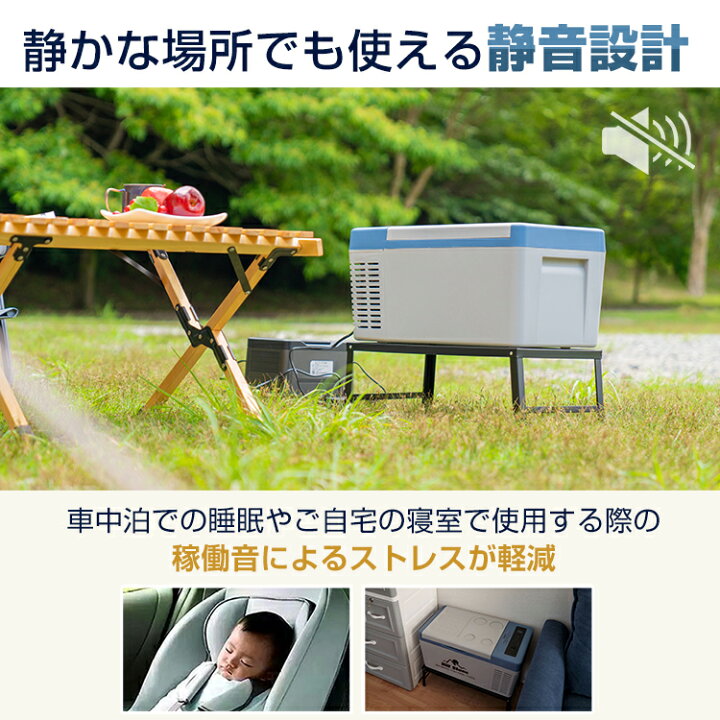 楽天市場】【1年保証】車載冷蔵庫 冷凍庫 18L ポータブル冷蔵庫 