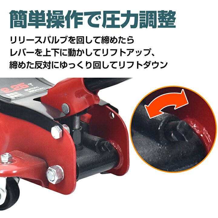 楽天市場】*15%OFFクーポン⇒5,338円*【送料無料】ガレージジャッキ 低 
