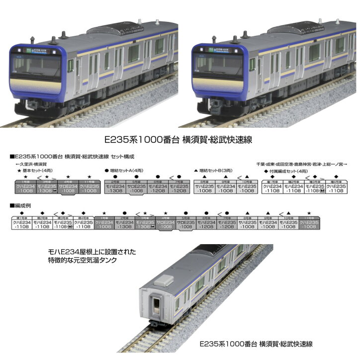 楽天市場】【送料無料】No:10-1703 KATO E235系1000番台 横須賀線 