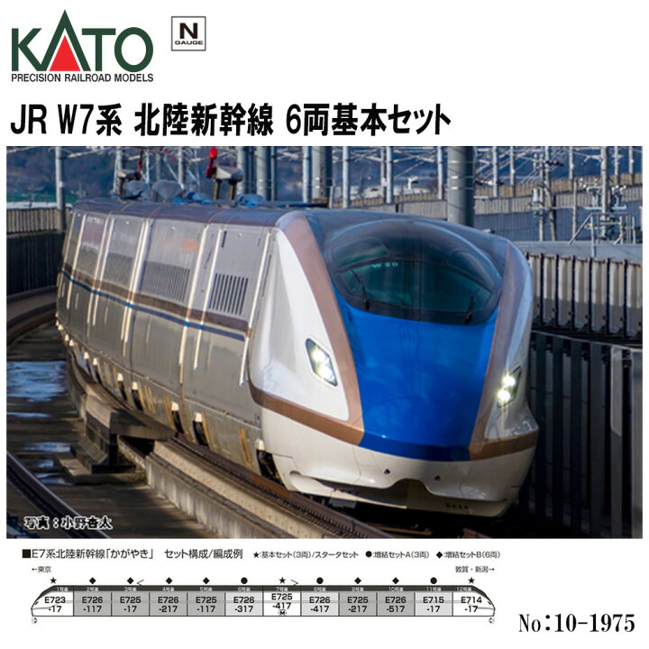 楽天市場】【予約 2024年8月予定】 No:10-1975 KATO JR東日本 W7系北陸 