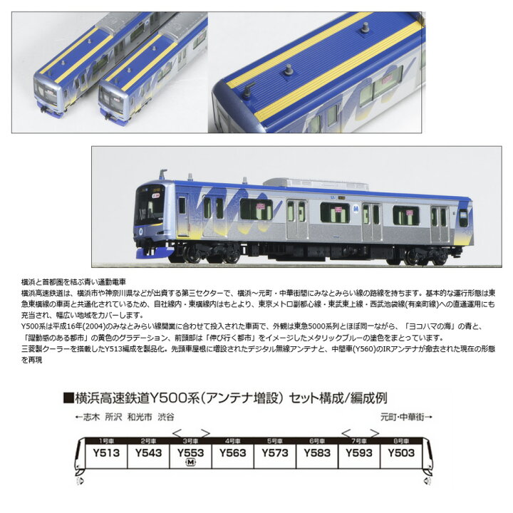 楽天市場】【予約 2024年9月予定】 No:10-1996 KATO 横浜高速鉄道Y500 