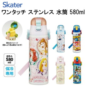 スケーター 超軽量 直飲み ワンタッチ ステンレスボトル 580ml SDC6N プリンセス24 5倍